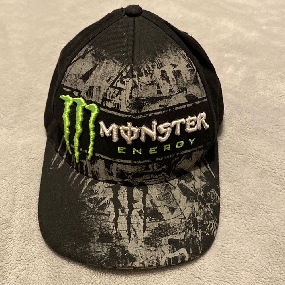 Monster energy fox youth one size fits most hat